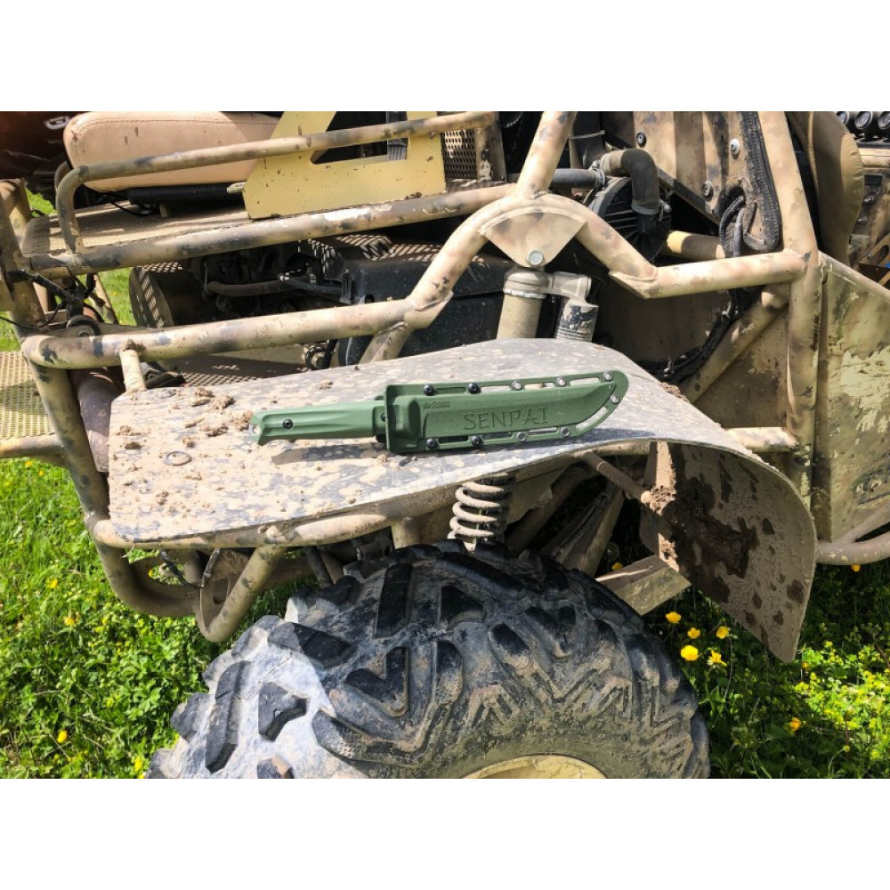 Тактический нож Senpai AUS-8 StoneWash Черный