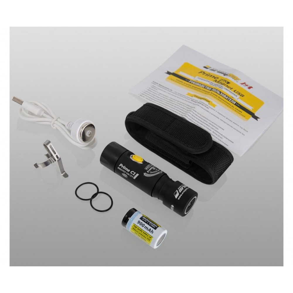 Фонарь на каждый день Armytek Prime C1 Magnet USB (тёплый свет)