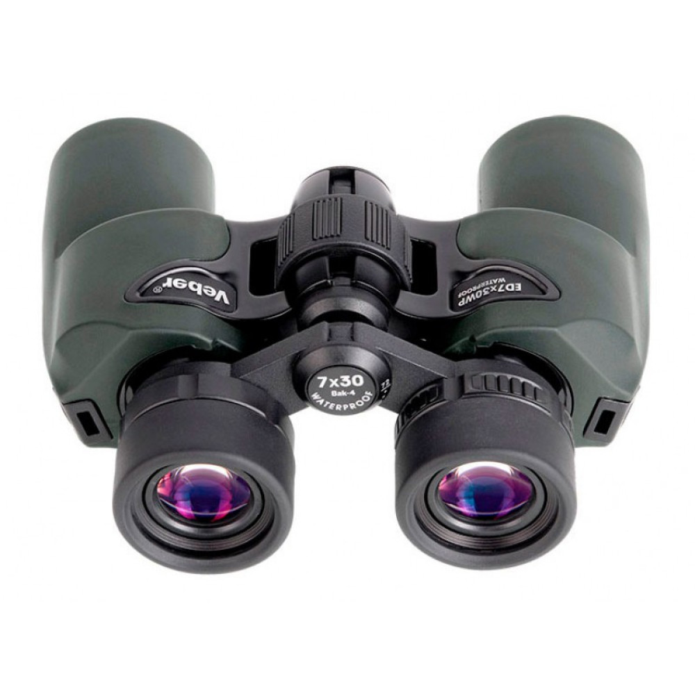 Бинокль Veber ED 7x30 WP, зеленый, Зеленый