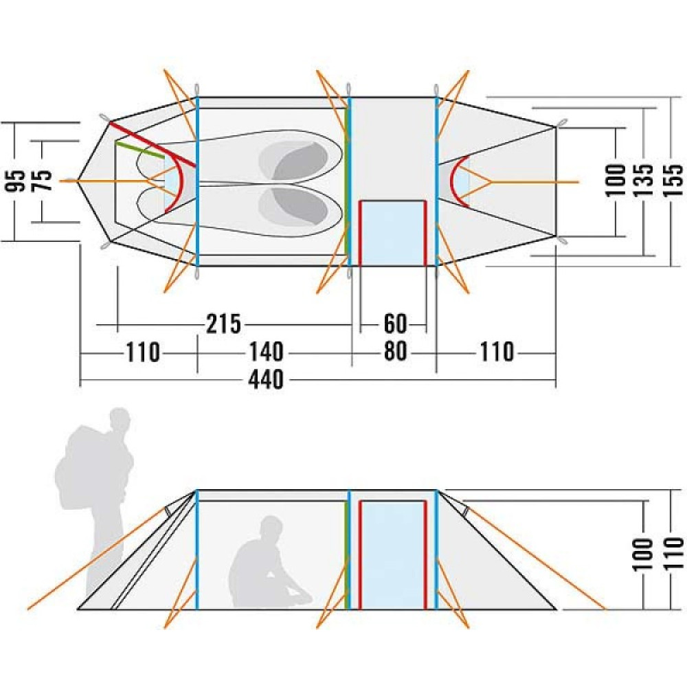 Палатка Tatonka Alaska 2
