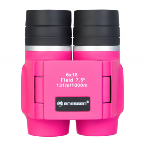 Бинокль детский Bresser Junior 6x18 FF, розовый