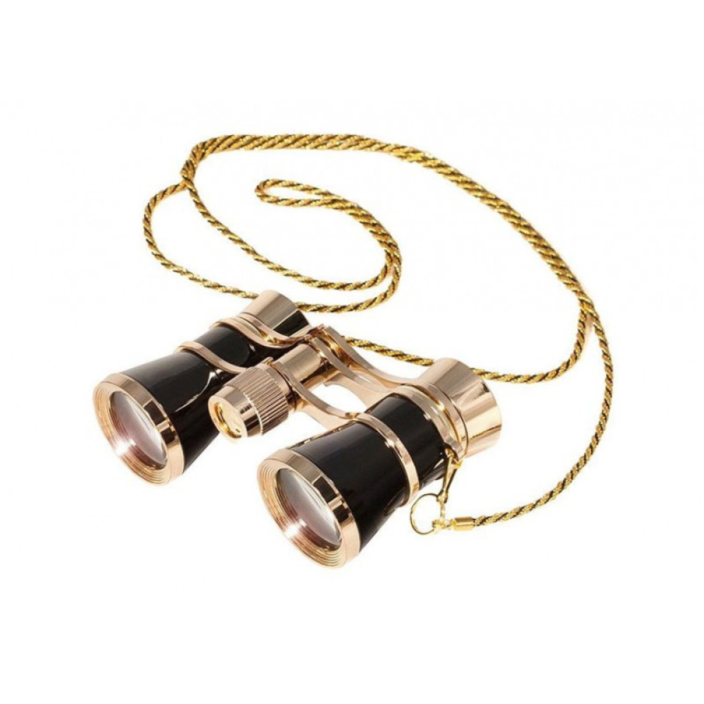 Бинокль театральный STURMAN 3x25, черный, Черный