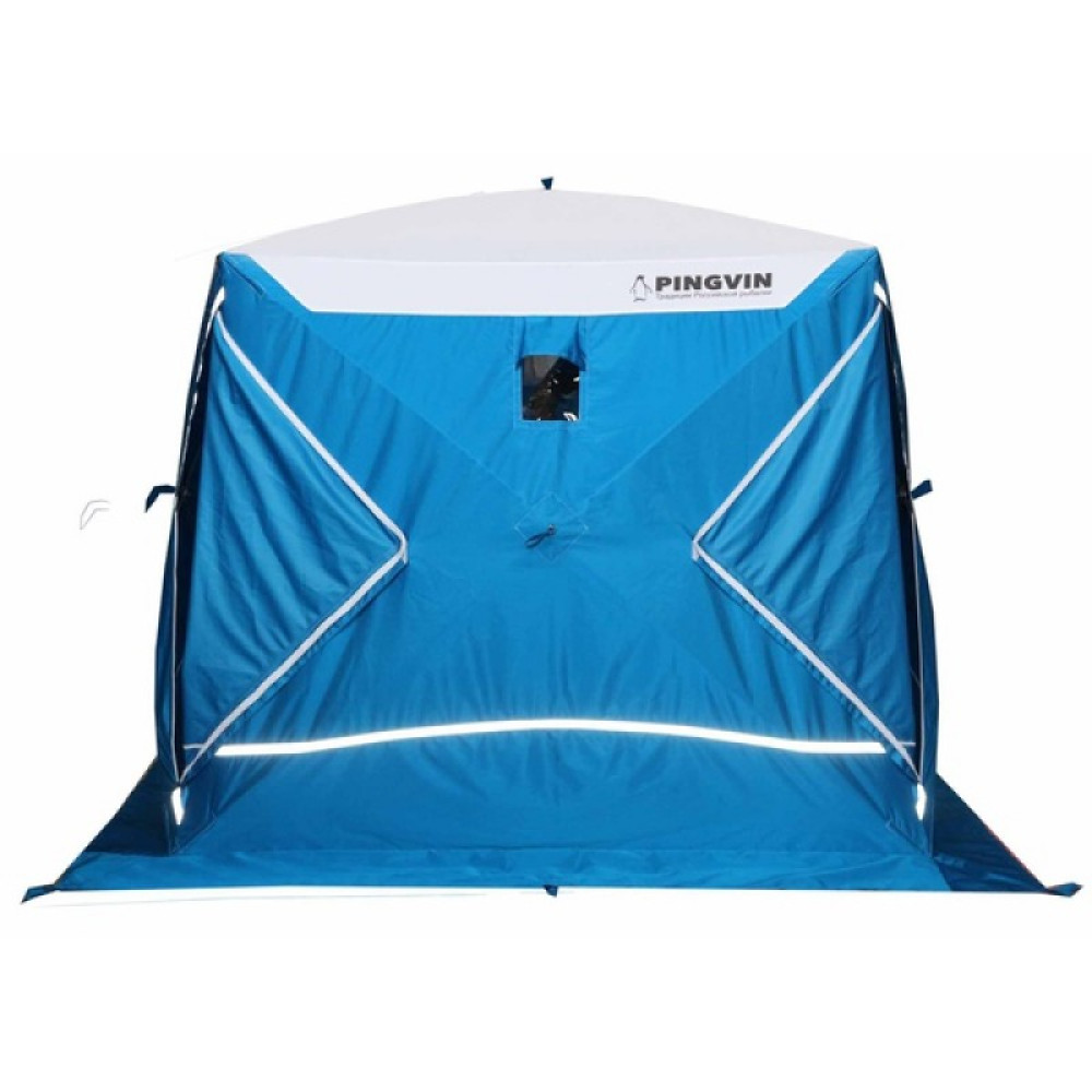 Палатка Пингвин Призма Премиум Strong бело-синий