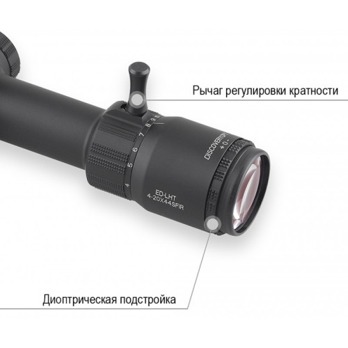 Оптический прицел Discovery ED-LHT 4-20X44SFIR MIL FW30