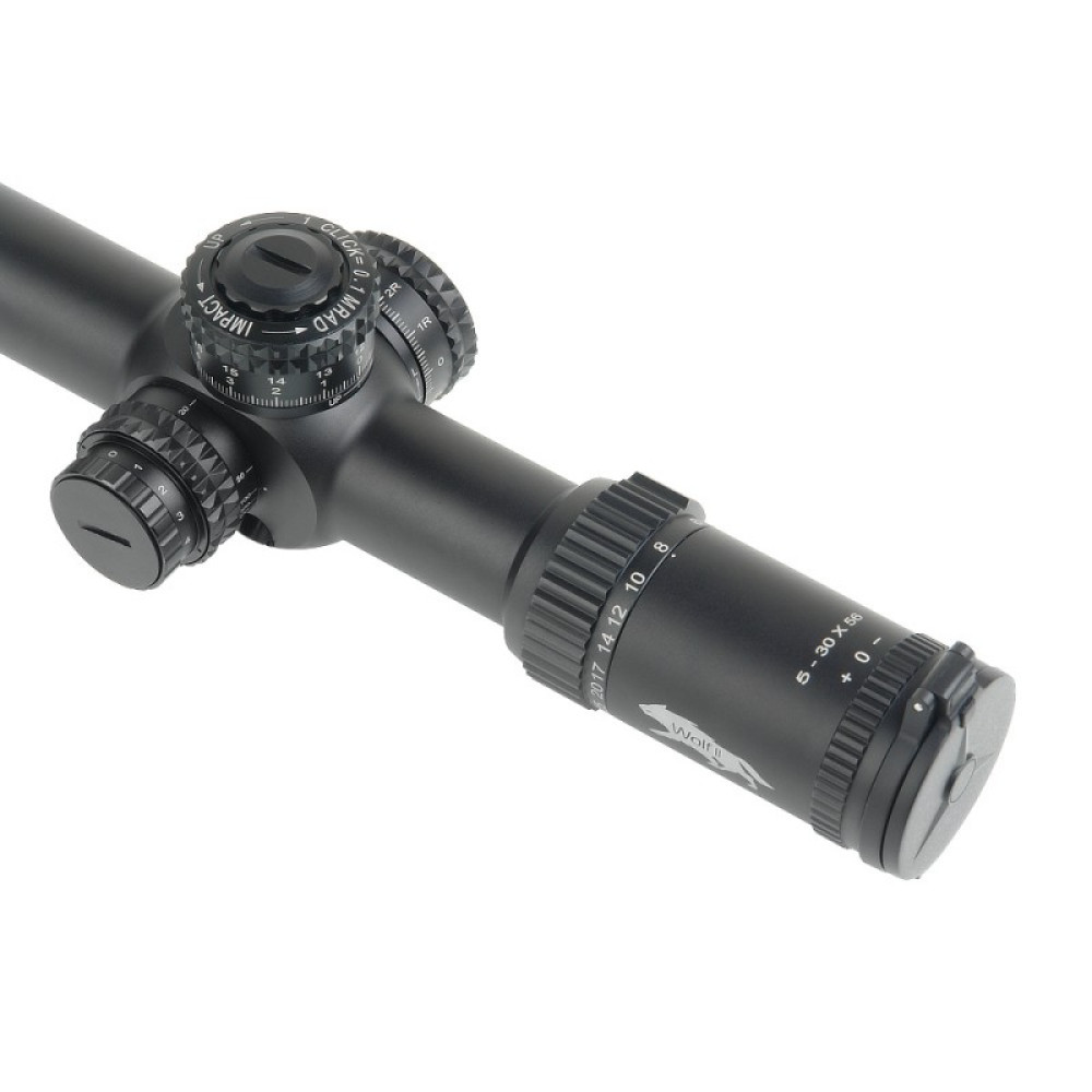 Оптический прицел Veber Wolf II 5-30x56 SF IG RF1 с масштабируемой сеткой FFP