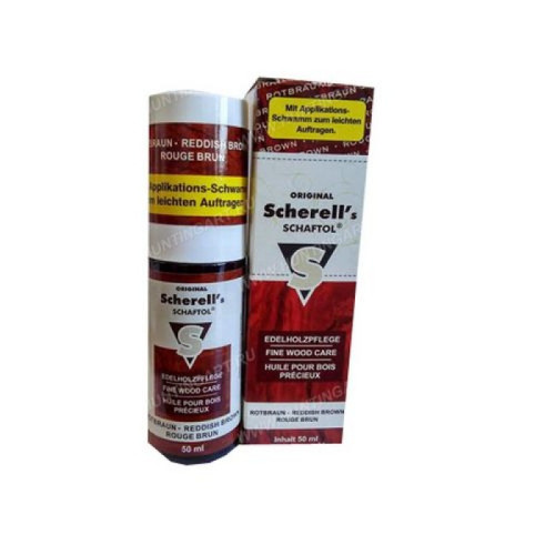 Средство для обработки дерева-Ballistol Scherell Schaftol, крас.-бурое