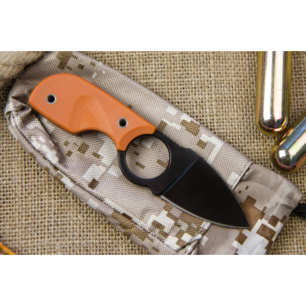 Шейный нож Amigo Z Black AUS-8 OH