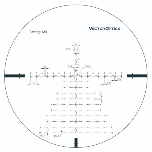 Оптический прицел Vector Optics Continental 3-18x50, 34 мм, Tactical FFP, Черный