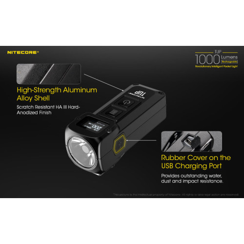 Фонарь Nitecore TUP Grey CREE XP-L HD V6