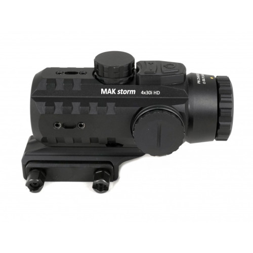 Призматический прицел MAKstorm 4x30i HD, Черный