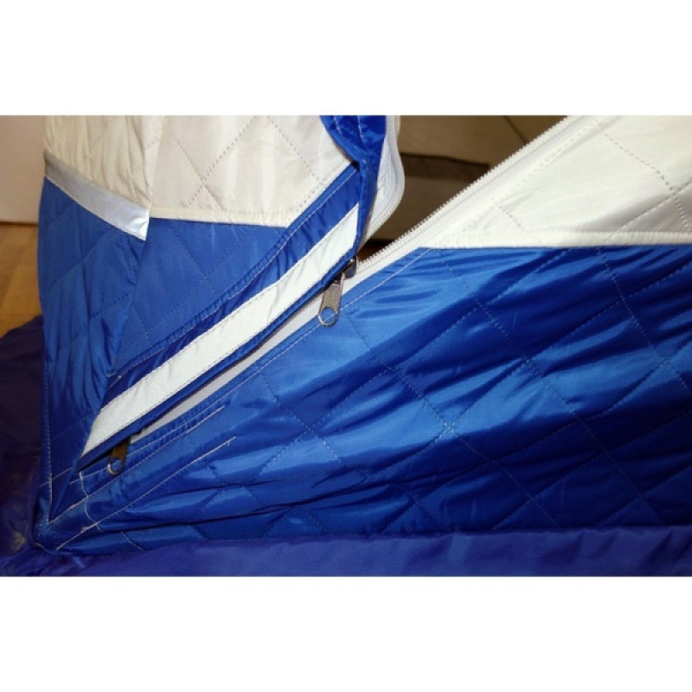 Палатка Пингвин Призма Премиум Термолайт бело-синий