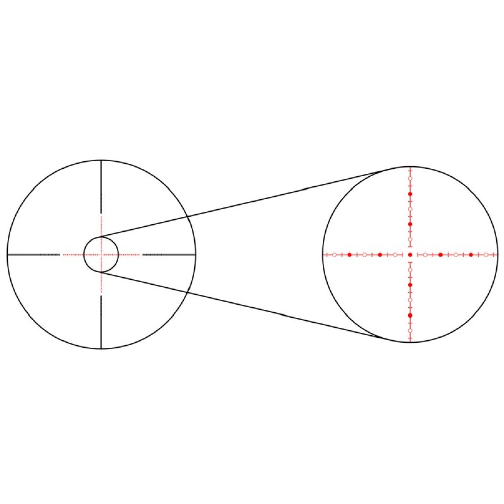 Оптический прицел Gaut Nephrite 3-12x42, сетка 74