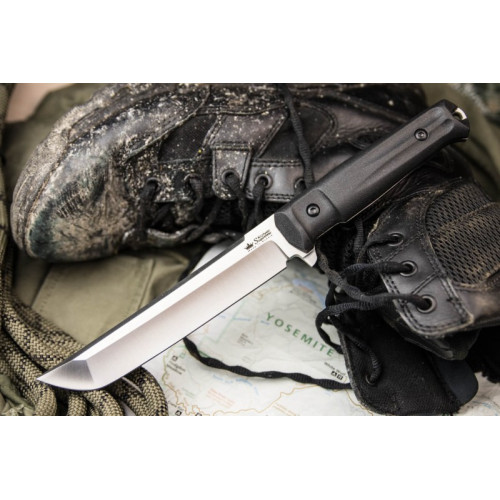 Тактический нож Senpai AUS-8 StoneWash Черный