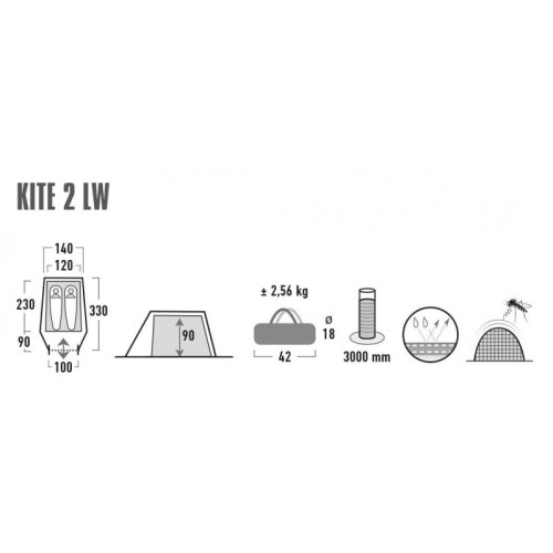 Палатка High Peak Kite 2 LW