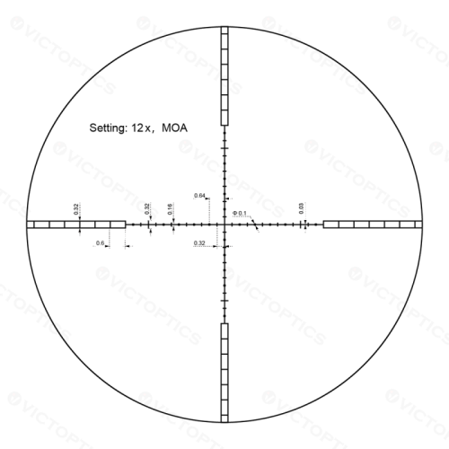 Оптический прицел Vector Optics VictOptics C4 3-12x40