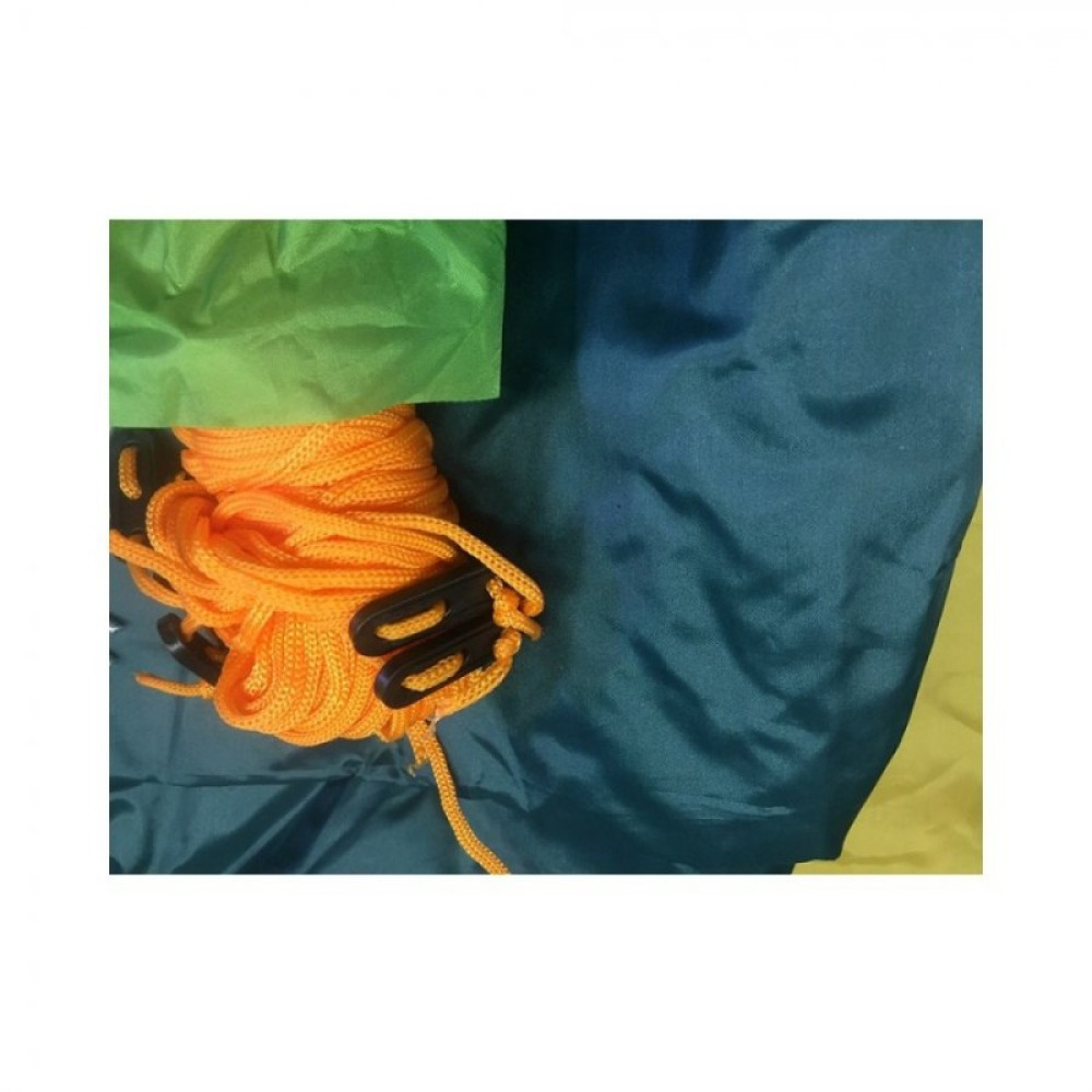 Tramp тент 3х3 м со стойками 3 м + оттяжки (зеленый)