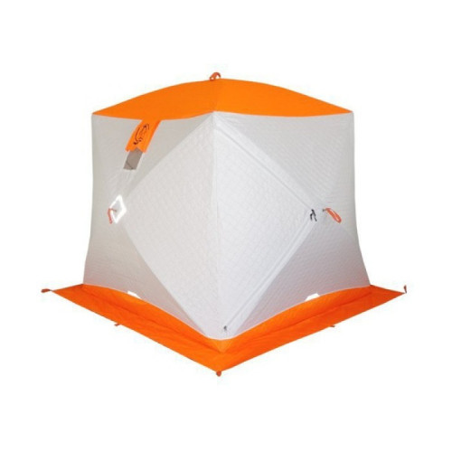 Палатка Пингвин Призма Термолайт Композит бело-оранжевый