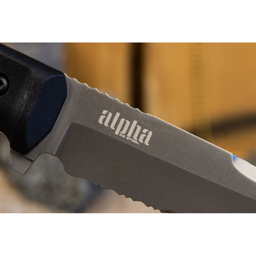 Тактический нож Alpha D2 Tacwash Serrated