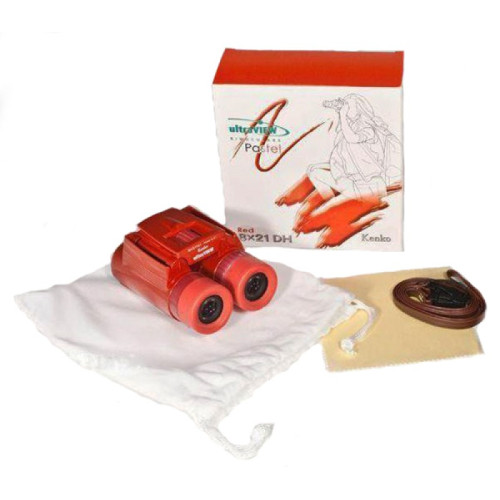 Бинокль Kenko Ultra View 8x21 DH, красный, Красный