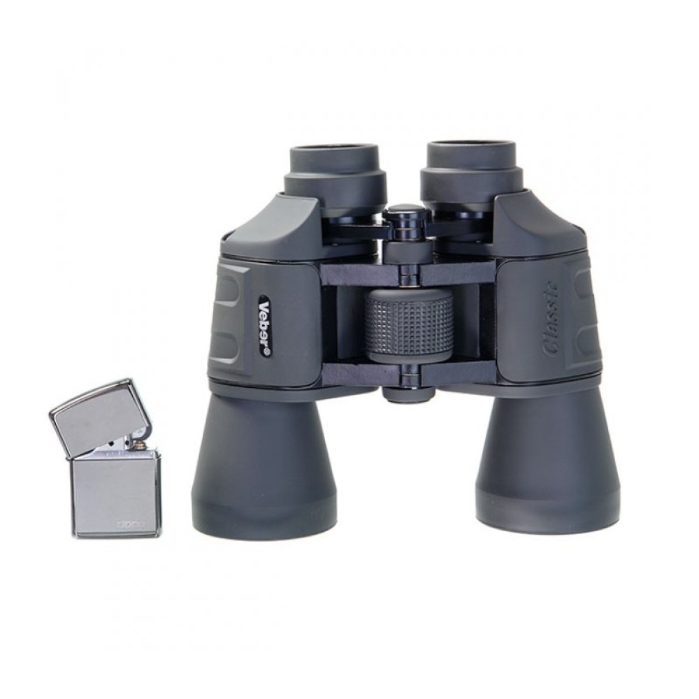 Бинокль Veber Classic БПШЦ 15x50 VRWA, серый, Серый