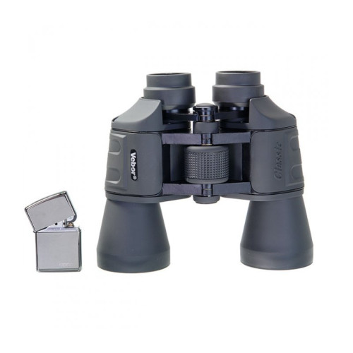 Бинокль Veber Classic БПШЦ 15x50 VRWA, серый, Серый