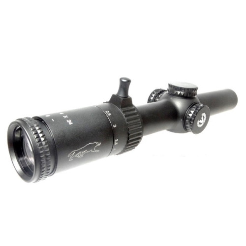 Оптический прицел Загонник Veber Wolf ПО 1-4х24 GB DnD