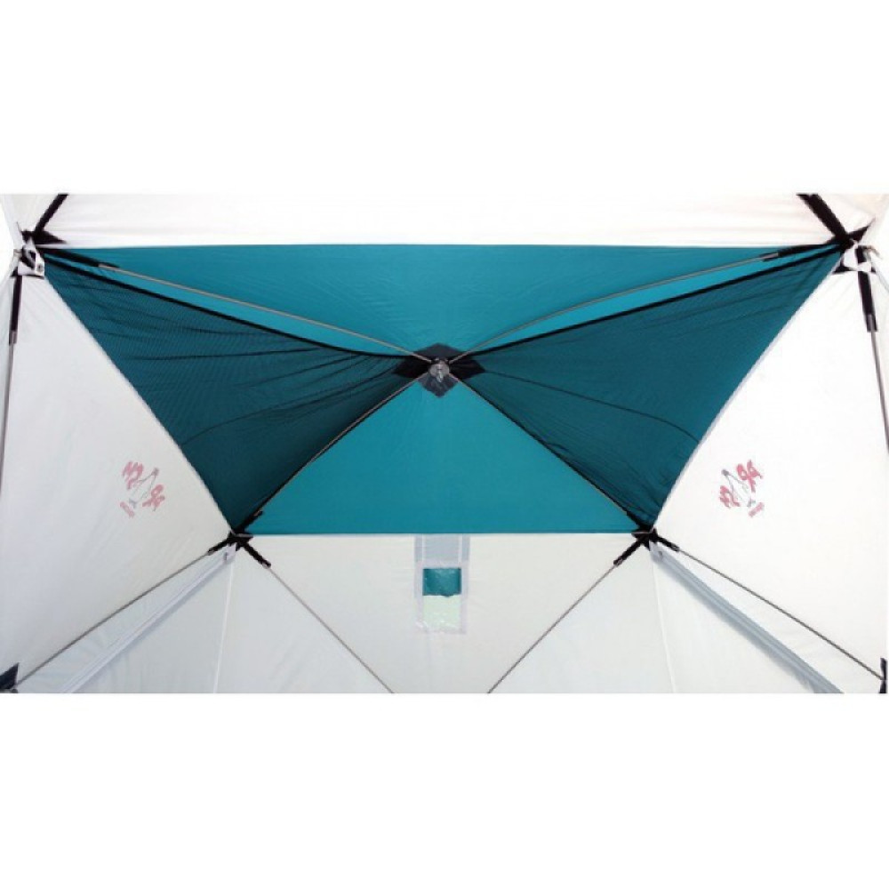 Палатка Пингвин Призма Премиум бело-зеленый