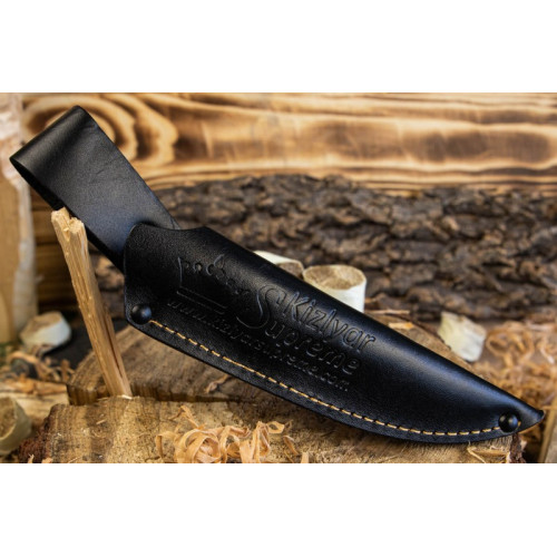 Туристический нож Santi AUS-8 StoneWash G10 кожа