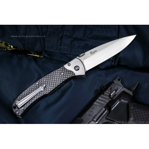 Складной нож Prime D2 Satin Carbon