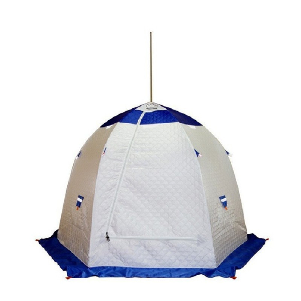 Палатка Пингвин 2 Термолайт бело-синий
