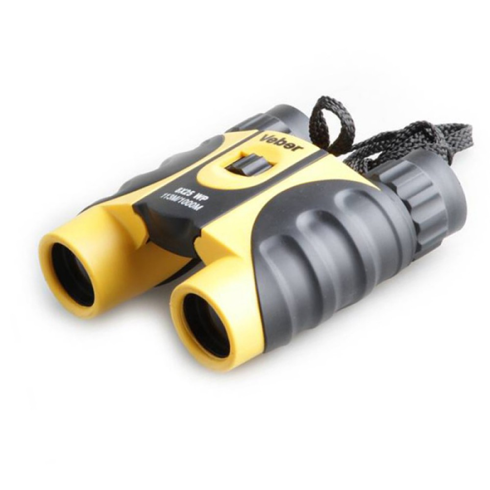 Бинокль Veber 8x25 WP, желто-черный, Желто-черный