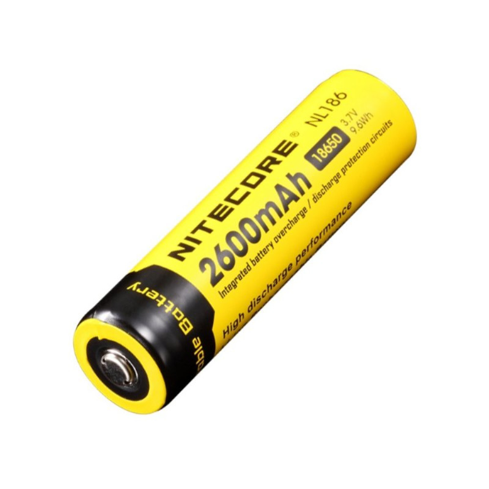 Аккумулятор Nitecore NL186 18650 Li-ion 3.7v 2600mAh