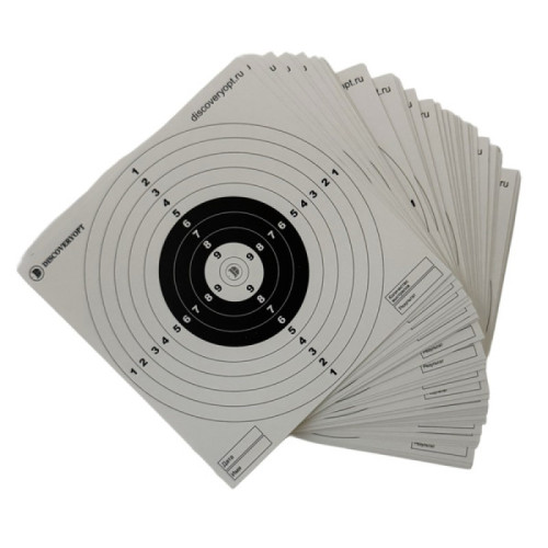 Мишень Discovery Черно-белая 14х14 (50шт.)