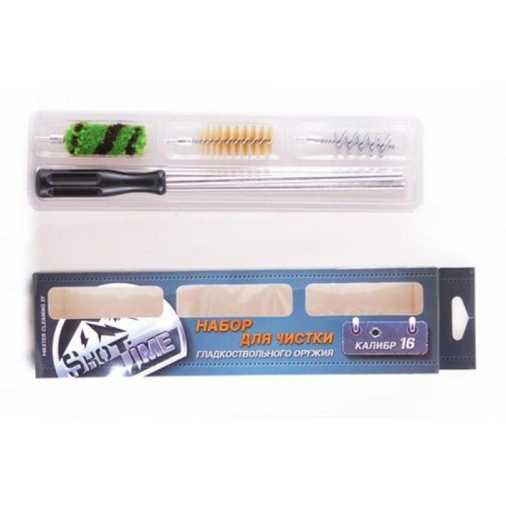 Набор ShotTime для чистки кал.16, шомпол металл