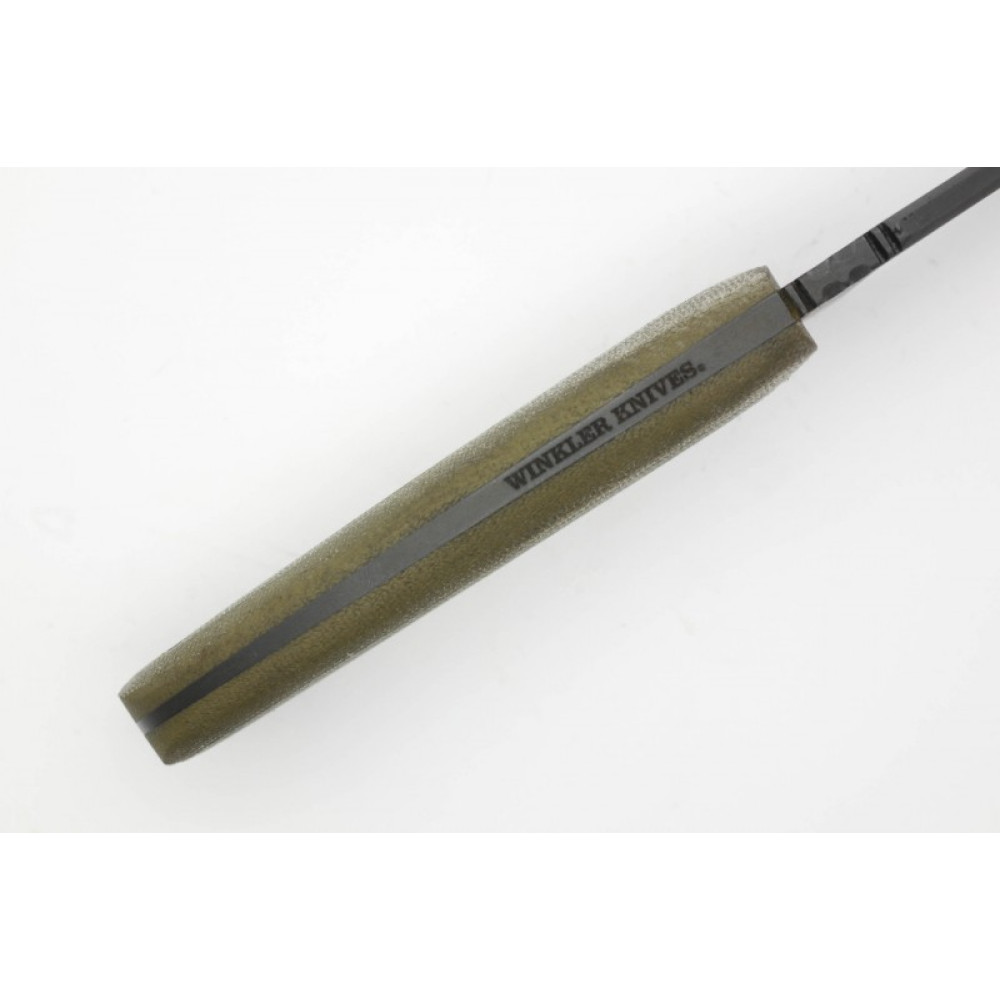 Поясной нож WINKLER KNIVES с рукояткой GREEN LAMINATE