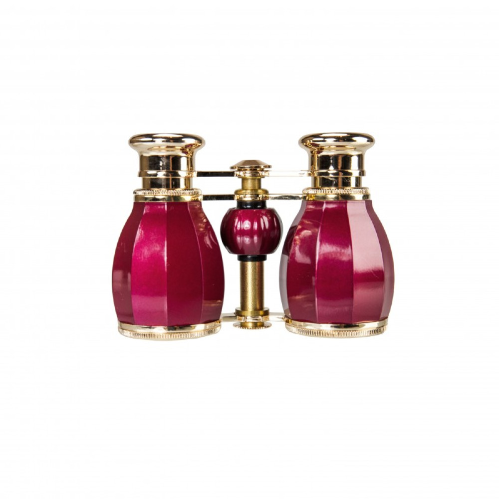 Бинокль театральный Veber Opera БГЦ 4x30, Вишня, Золотой