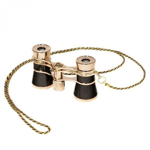 Бинокль театральный STURMAN 3x25, черный, Черный