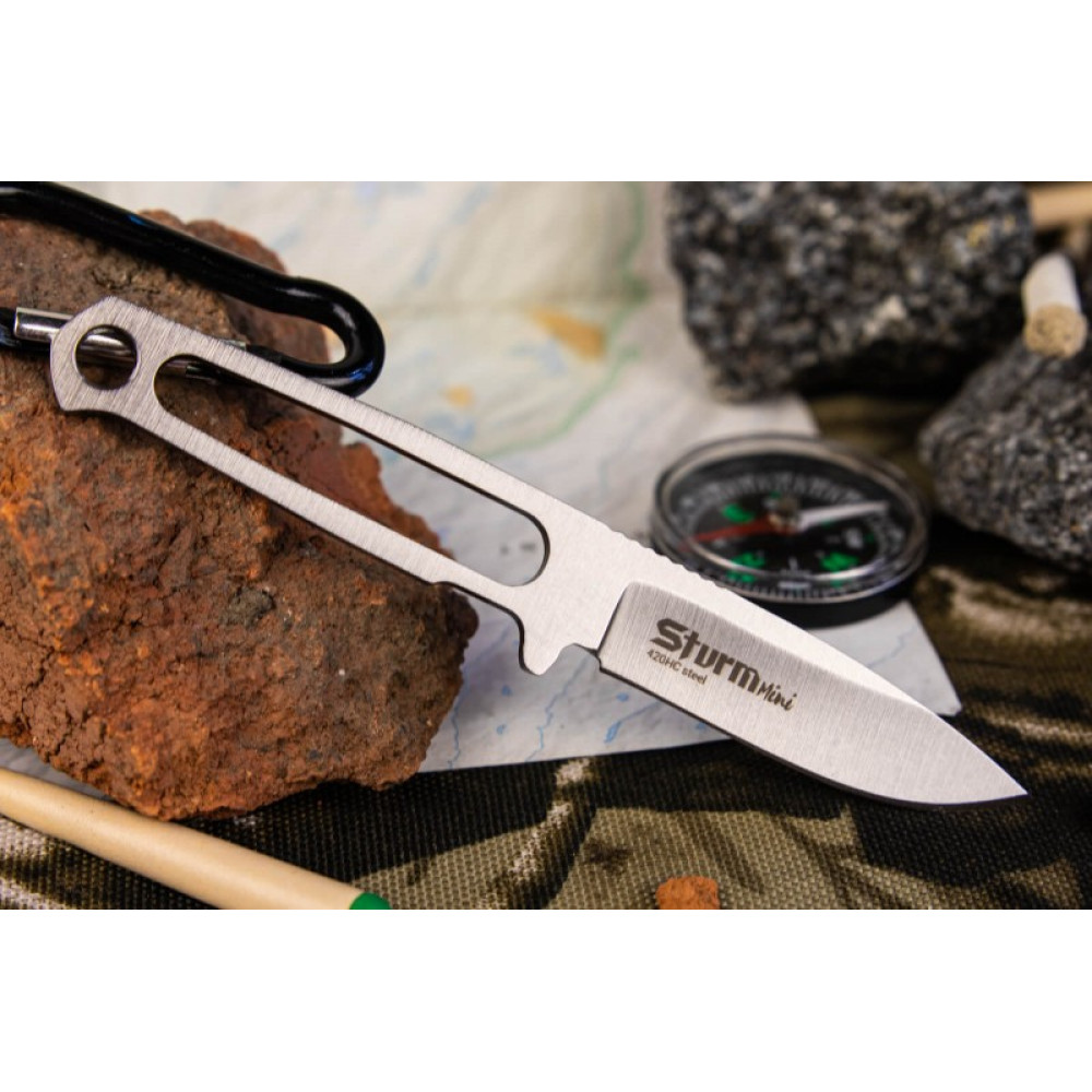 Туристический нож Sturm Mini 420HC StoneWash