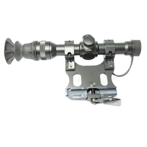 Оптический прицел Рысь 4М сетка №3 с кронштейном для СКС