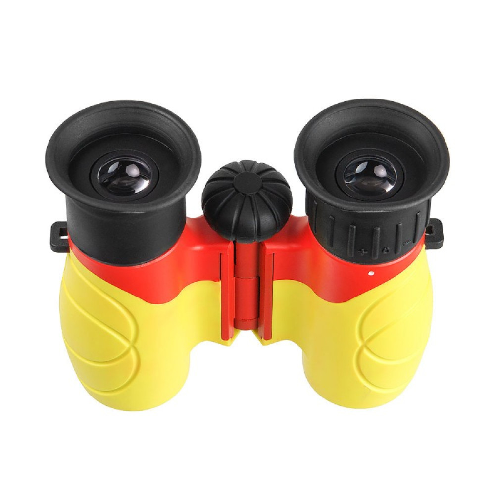 Бинокль детский Veber «Эврика» 6x21, желто-красный, Желто-красный