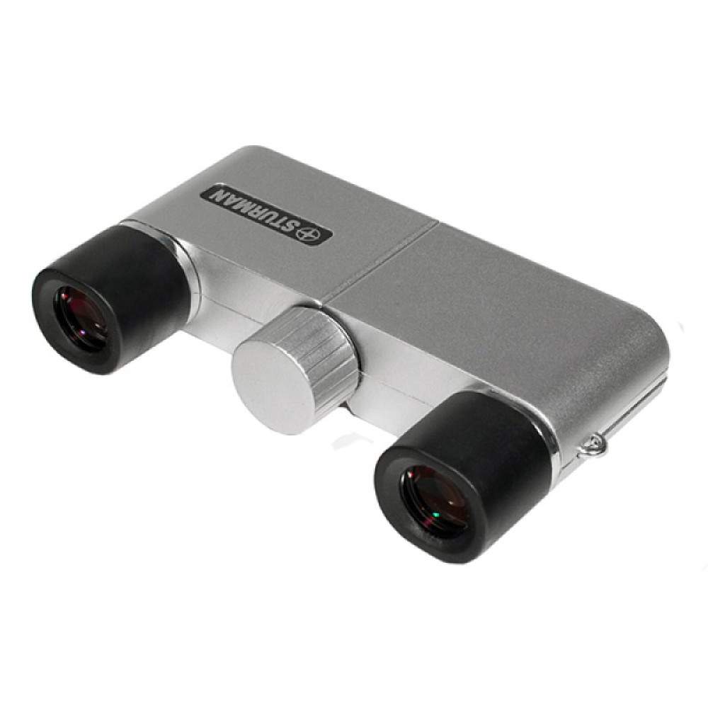 Бинокль театральный STURMAN 5x12, серебристый, Серебрянный