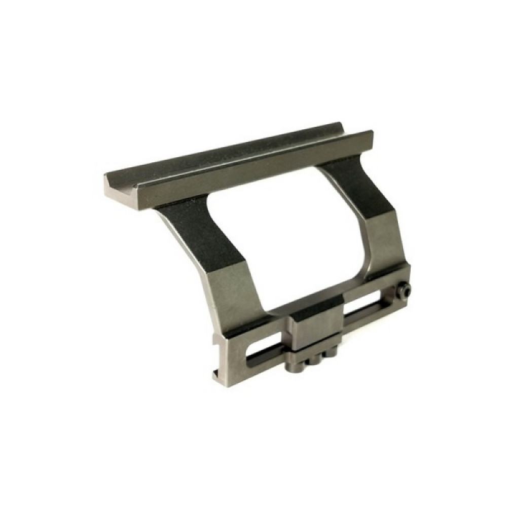 Кронштейн Гюрза на Сайгу для установки Pulsar, Yukon с оттяжкой от стрелка