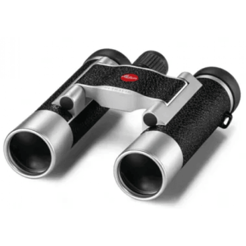 Бинокль Leica SilverLine 10x25, кожа, серебристый корпус, Серебрянный