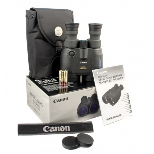 Бинокль Canon 15x50 IS (4625A015), Черный