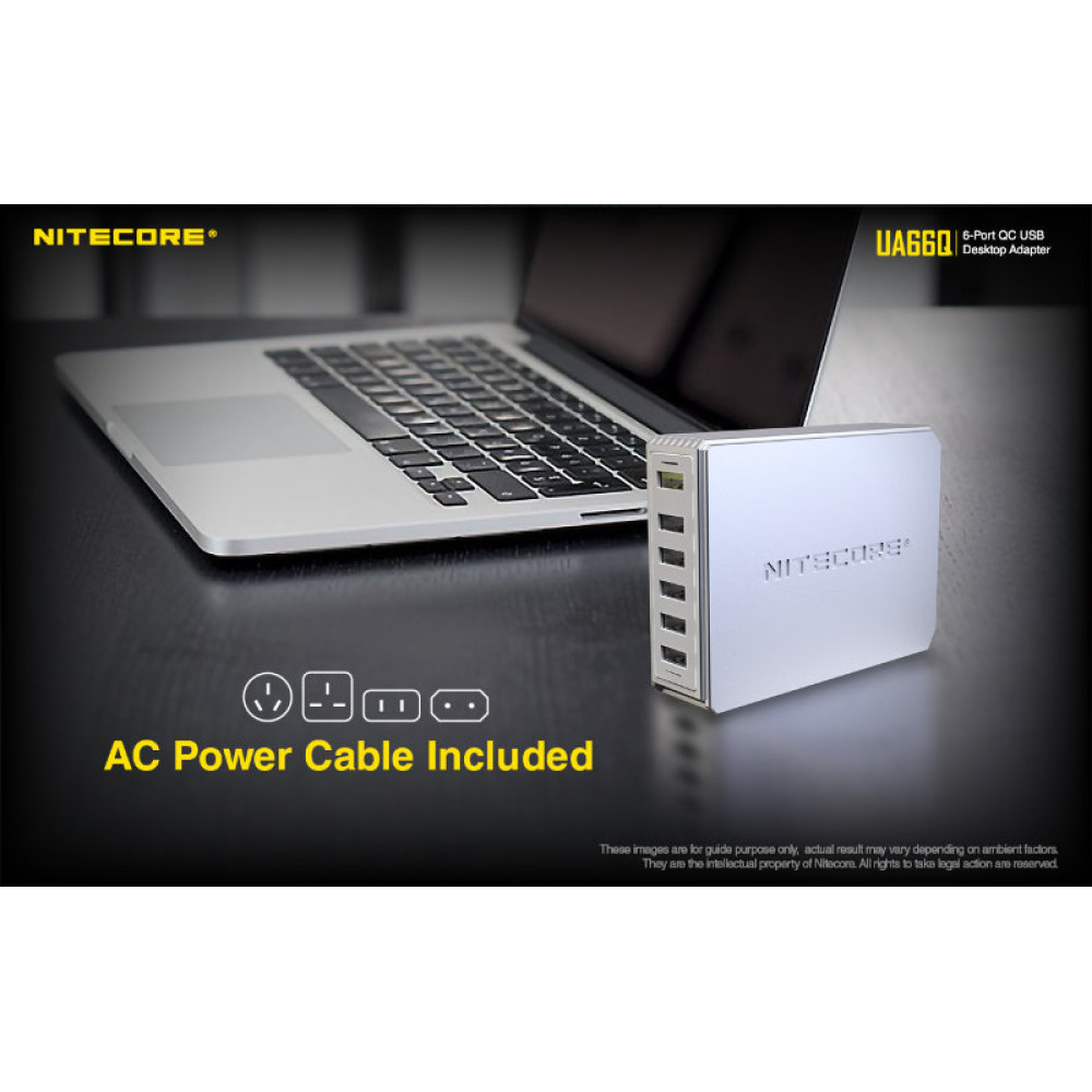 Адаптер USB Nitecore UA66Q 6-портовый