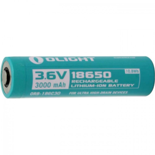 Аккумулятор Li-ion Olight ORB-186C30 18650 3,7 В. 3000 mAh