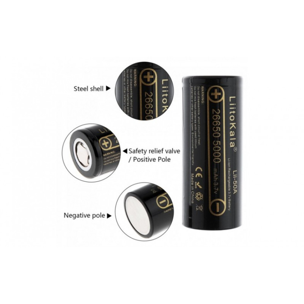 Аккумулятор LiitoKala 26650