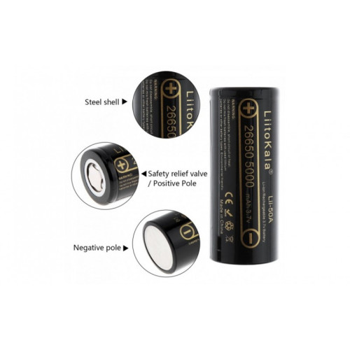 Аккумулятор LiitoKala 26650