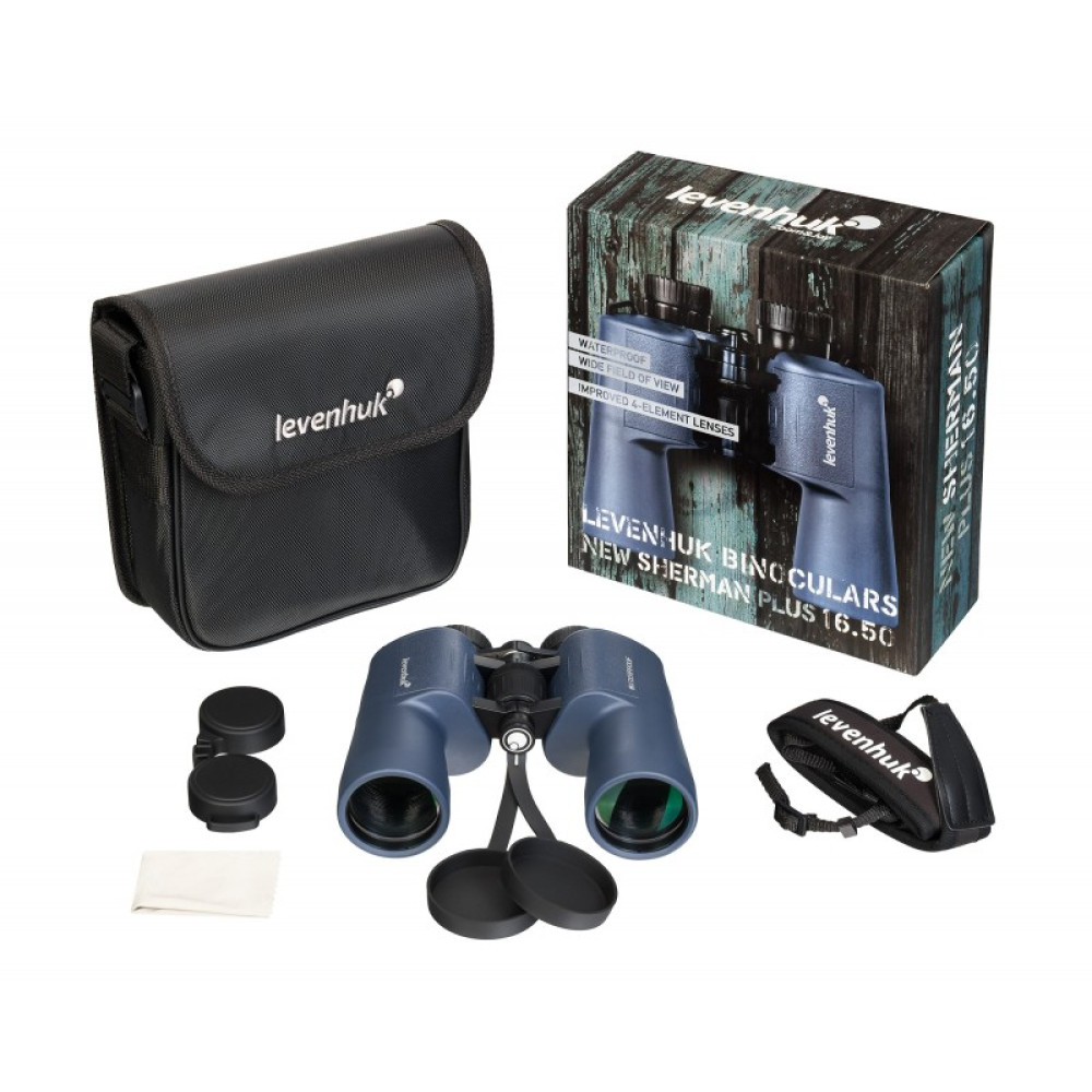 Бинокль Levenhuk New Sherman PLUS 16x50