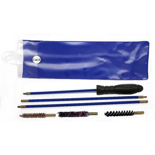 Набор для чистки 8мм шомпол металлический в оплётке (пакет)
